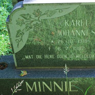 MINNIE Karel Johannes 1918-1982