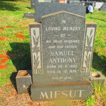 MIFSUT Samuel Anthony 1893-1975