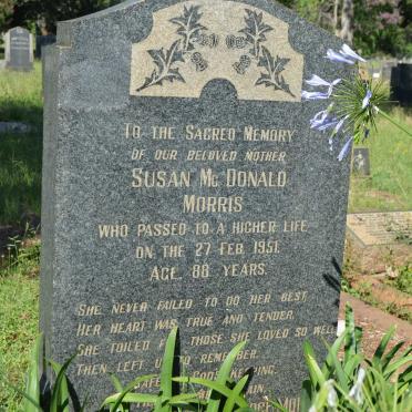 MORRIS Susan McDonald -1951