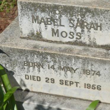 MOSS Mabel Sarah 1874-1956