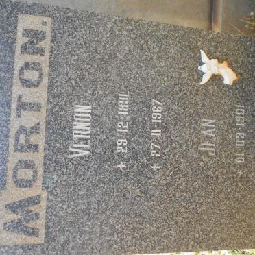 MORTON Vernon 1891-1967 &amp; Jean 1901-1980