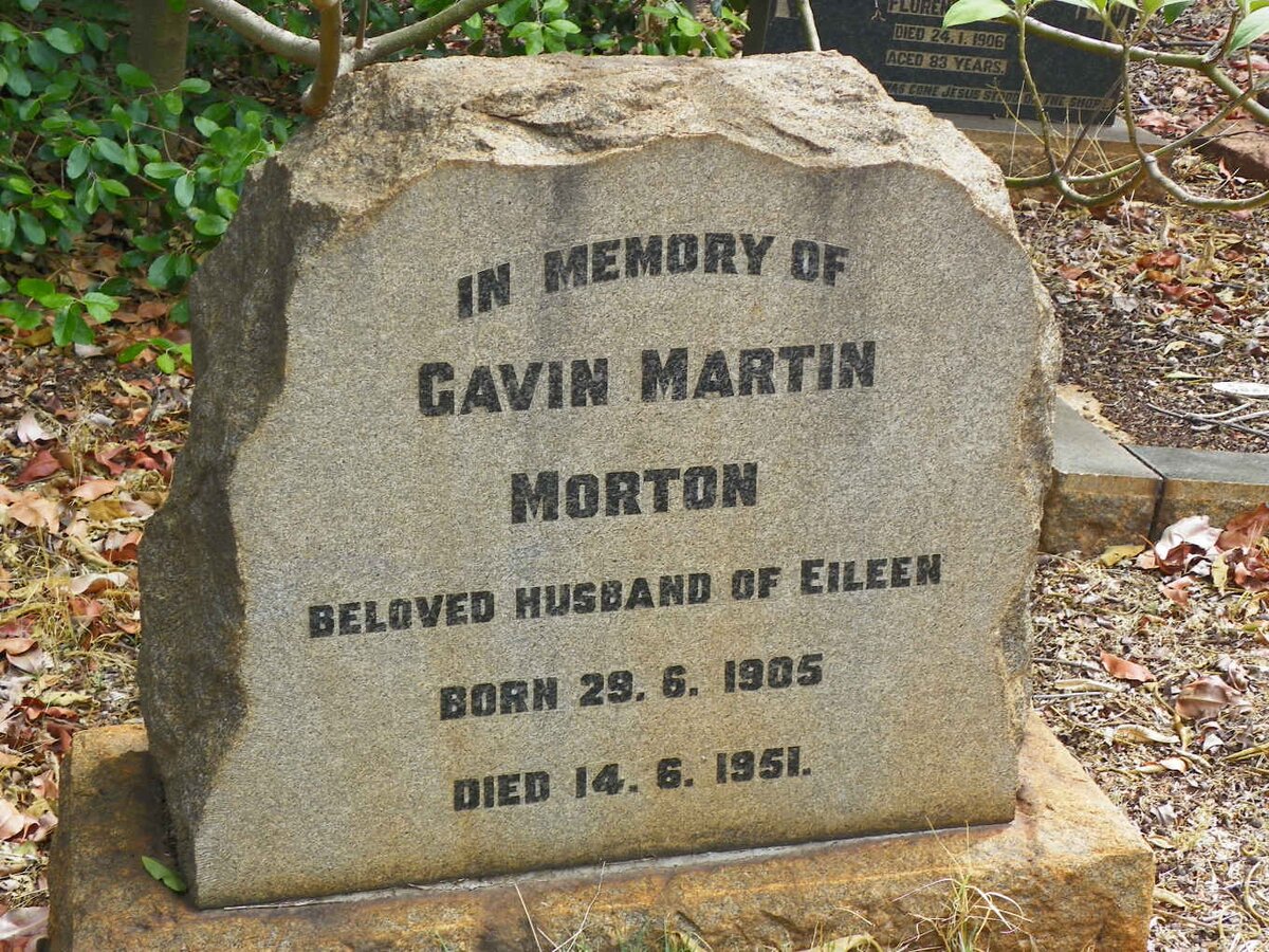 MORTON Gavin Martin 1905-1951