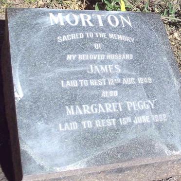 MORTON James -1949 &amp; Margaret Peggy -1962