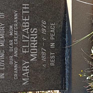 MORRIS Mary Elizabeth 1887-1976