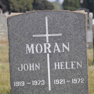 MORAN John 1919-1973 &amp; Helen 1921-1972
