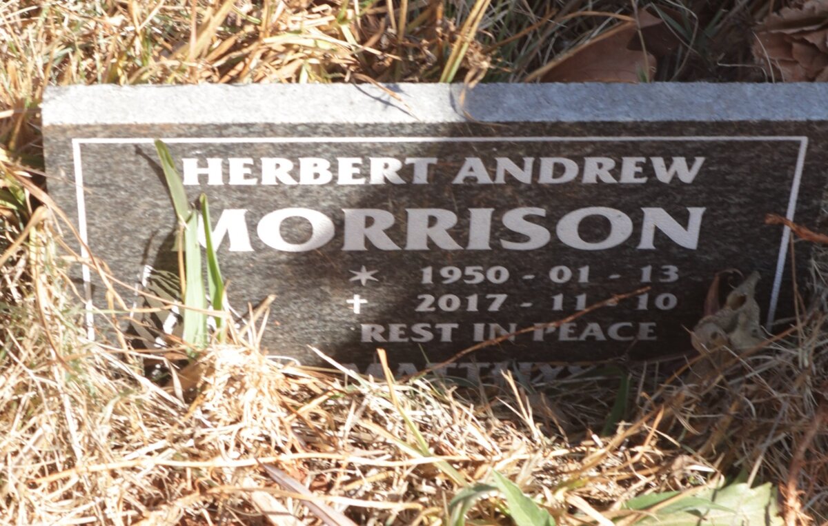 MORRISON Herbert Andrew 1950-2017
