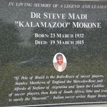 MOKONE Steve Madi 1932-2015