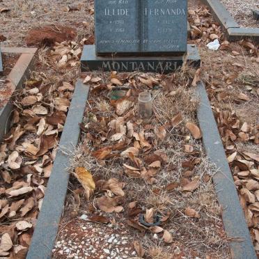 MONTANARI Illide 1910-1961 &amp; Fernanda 1924-1991