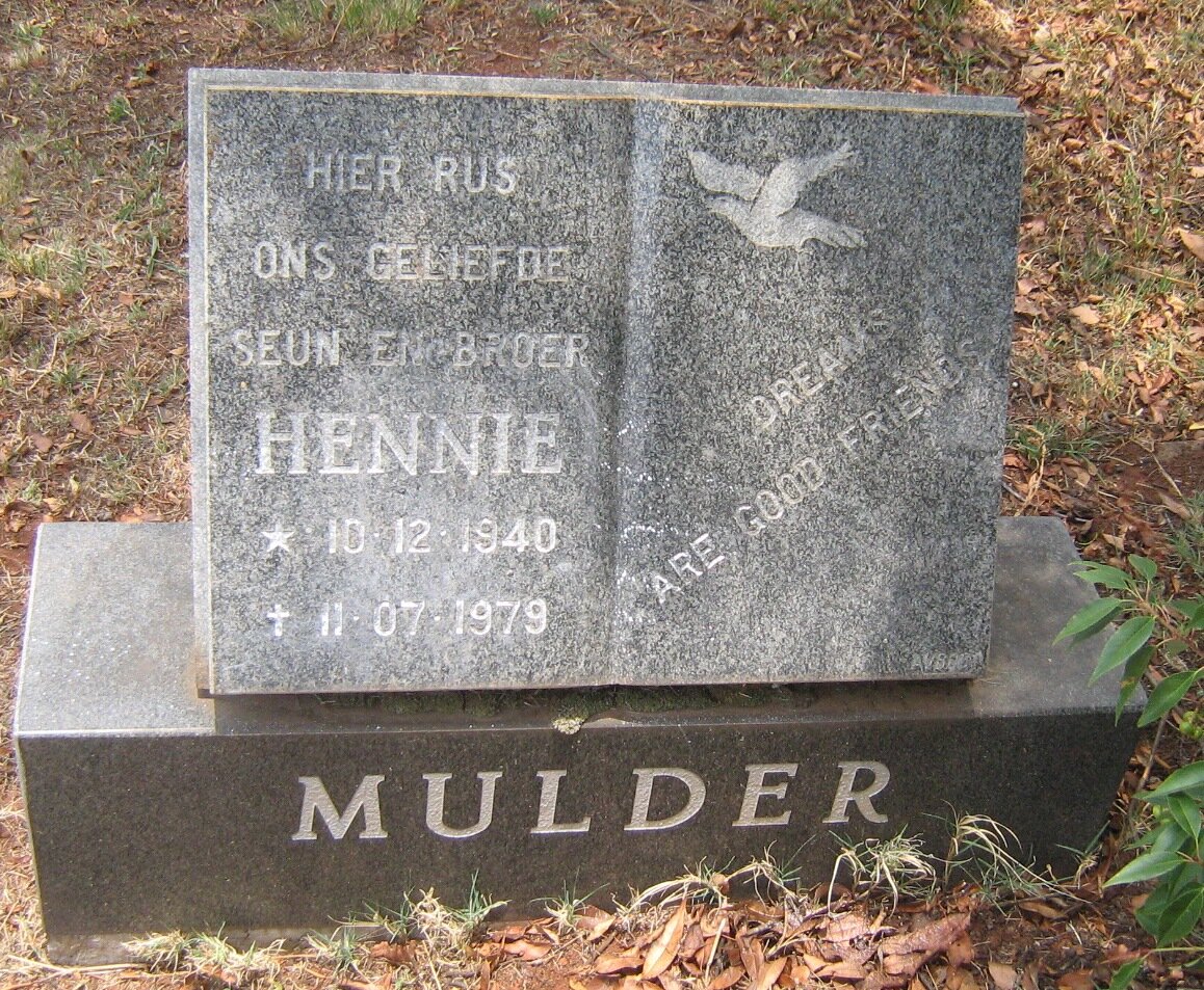 MULDER Hennie 1940-1979