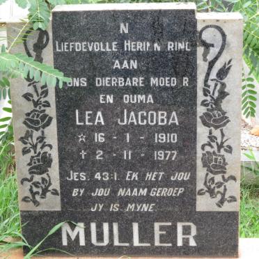 MULLER Lea Jacoba 1910-1977