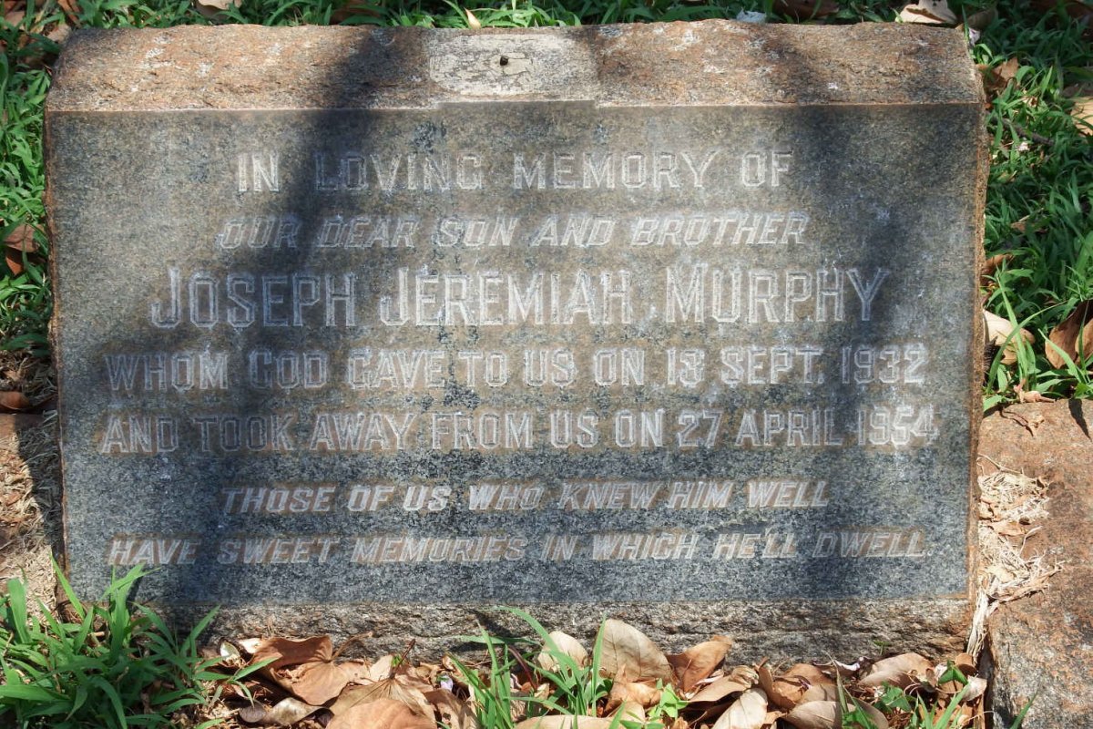MURPHY Joseph Jeremiah 1932-1954