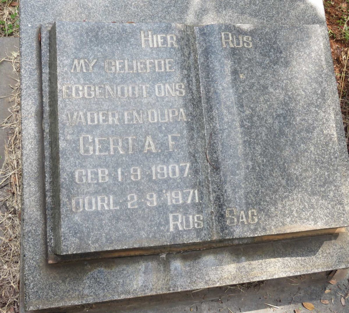 MULDER Gert A.F. 1907-1971