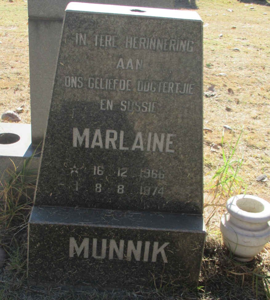 MUNNIK Marlaine 1966-1974