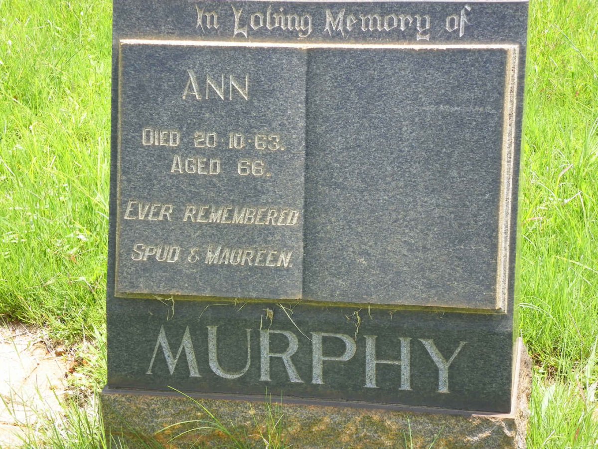 MURPHY Ann -1963