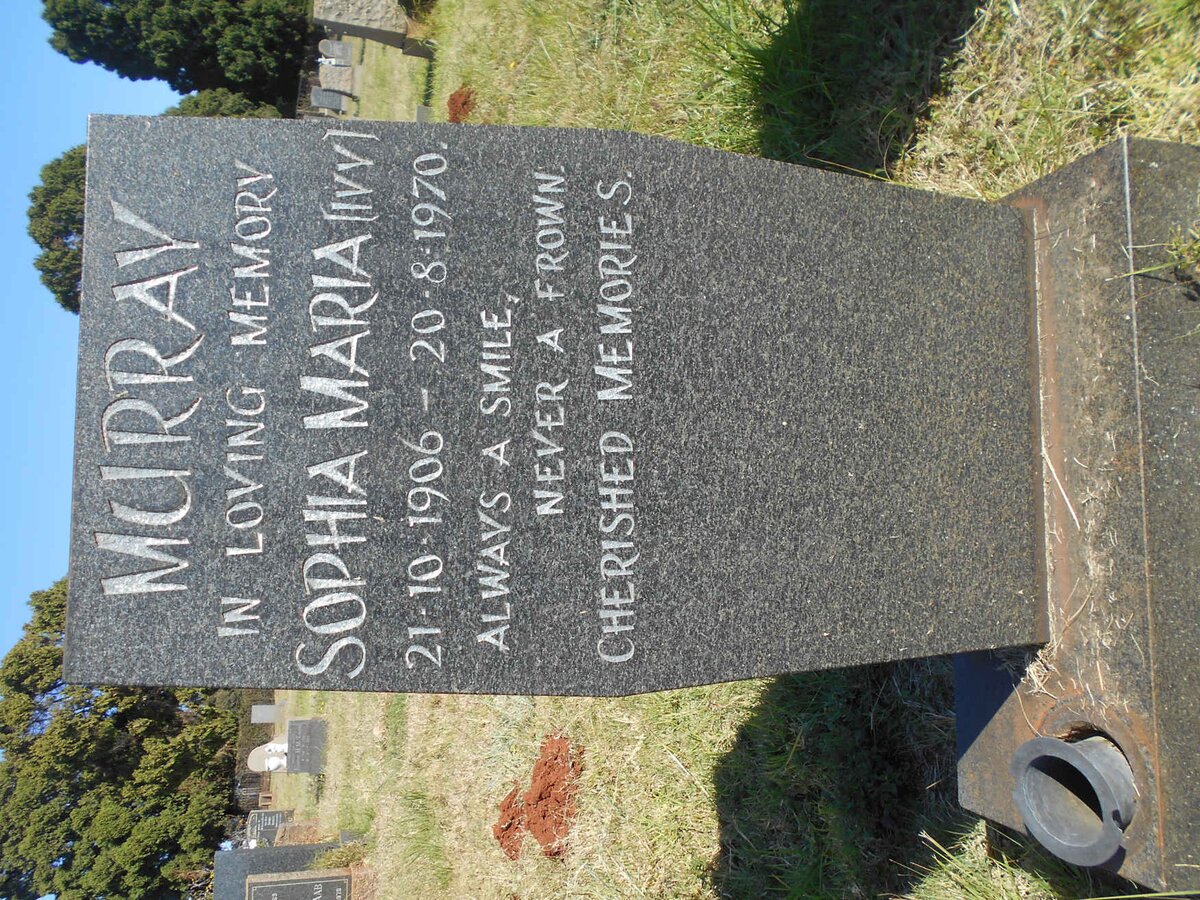 MURRAY Sophia Maria 1906-1970