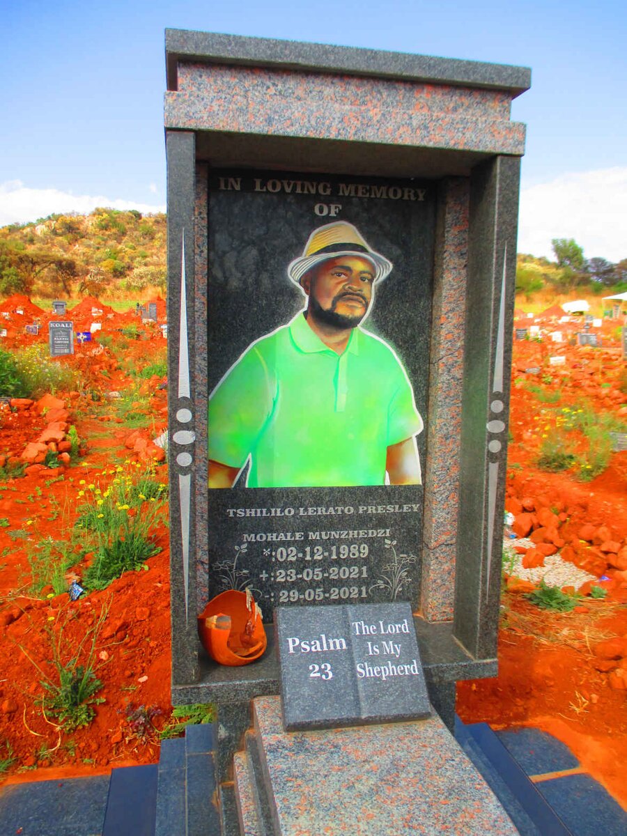 MUNZHEDZI Tshililo Lerato Presley Mohale 1989-2021