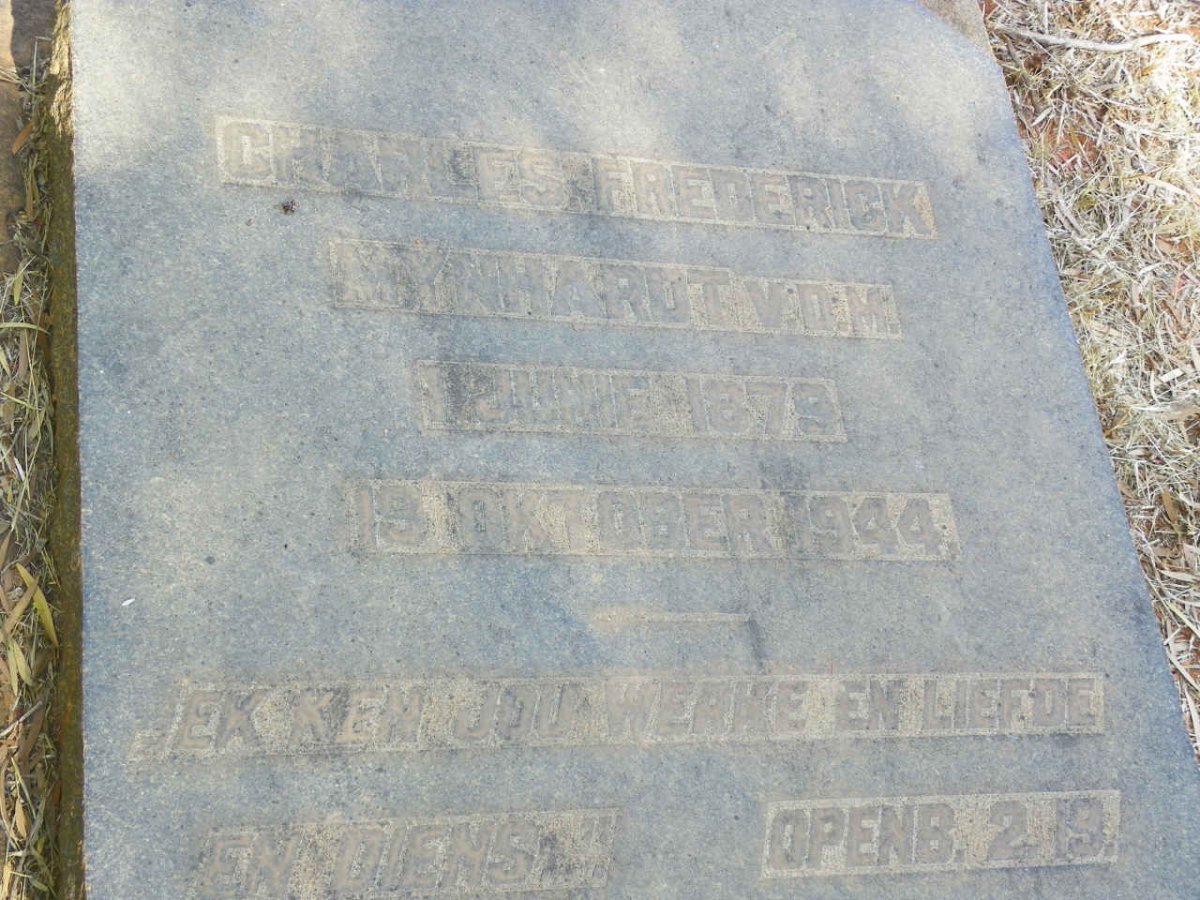 MYNHARDT Charles Frederick 1879-1944