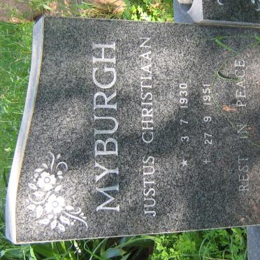 MYBURGH Justus Christiaan 1930-1951