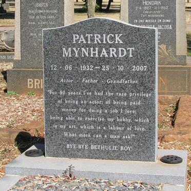 MYNHARDT Patrick 1932-2007