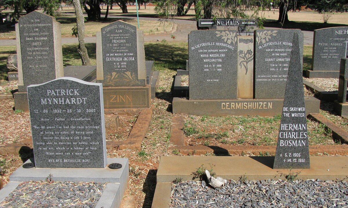 MYNHARDT Patrick 1932-2007 :: BOSMAN Herman Charles 1905-1951