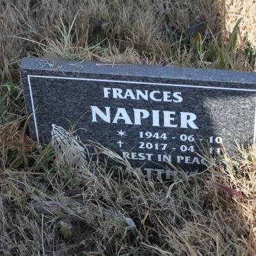 NAPIER Frances 1944-2017
