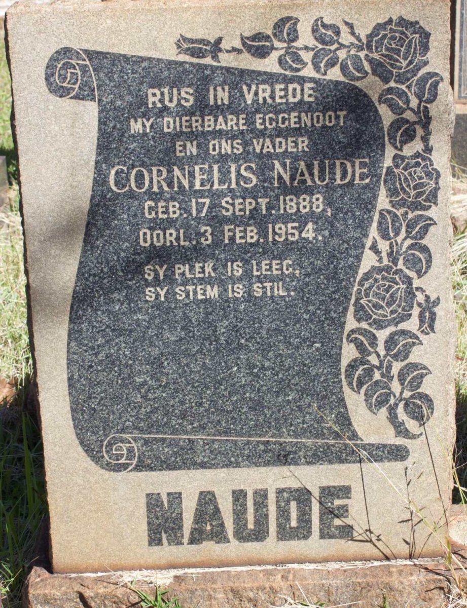 NAUDE Cornelis 1888-1954