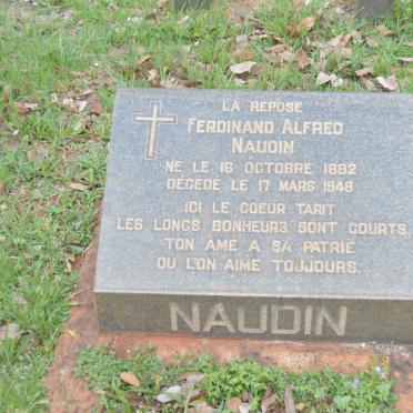 NAUDIN Ferdinand Alfred 1882-1948