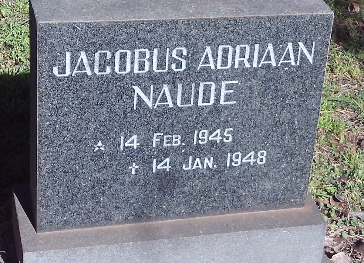 NAUDE Jacobus Adriaan 1945-1948
