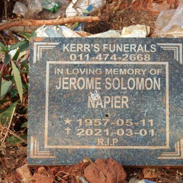 NAPIER Jerome Solomon 1957-2021