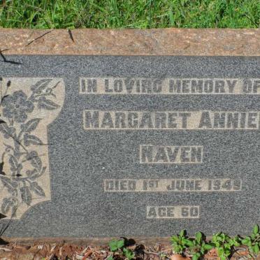 NAVEN Margaret Annie -1949