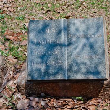 NAMANA Ama Lambert -1953