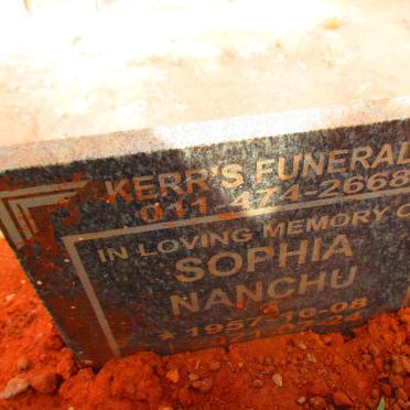 NANSHU Sophia 1957-2021