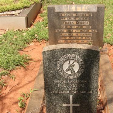 NETTO Frank George 1906-1947