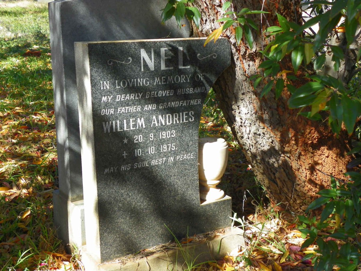 NEL Willem Andries 1903-1975