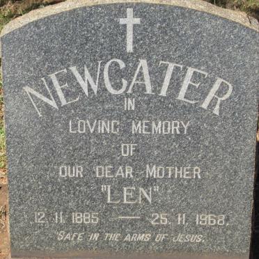 NEWCATER Len 1885-1968