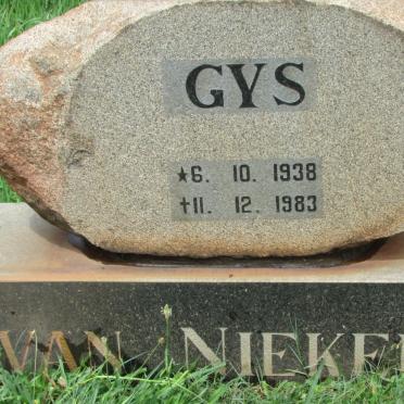 NIEKERK Gys, van 1938-1983