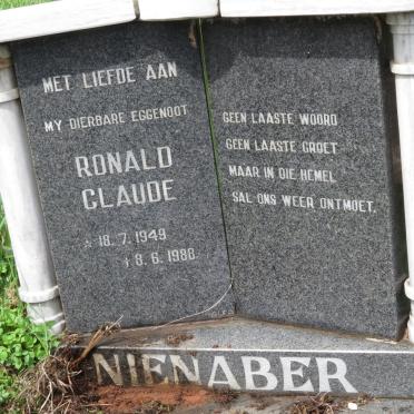NIENABER Ronald Claude 1949-1988