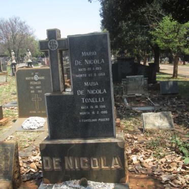 NICOLA Mario, de 1913-1953  &amp; Maria 1916-1995