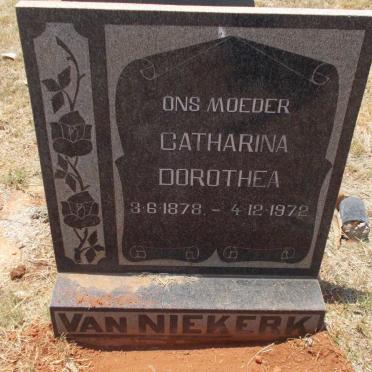 NIEKERK Catharina Dorothea, van 1878-1972