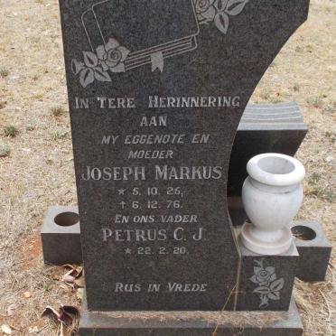 NIENABER Petrus C.J. 1920- &amp; Joseph Markus 1926-1976