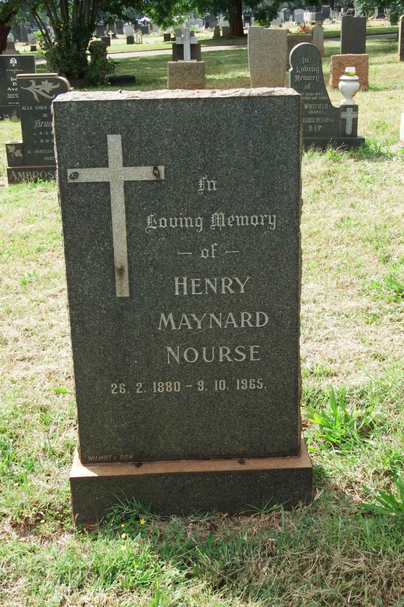 NOURSE Henry Maynard 1880-1965