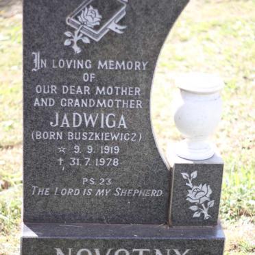 NOVOTNY Jadwiga nee BUSZKIEWICZ 1919-1978
