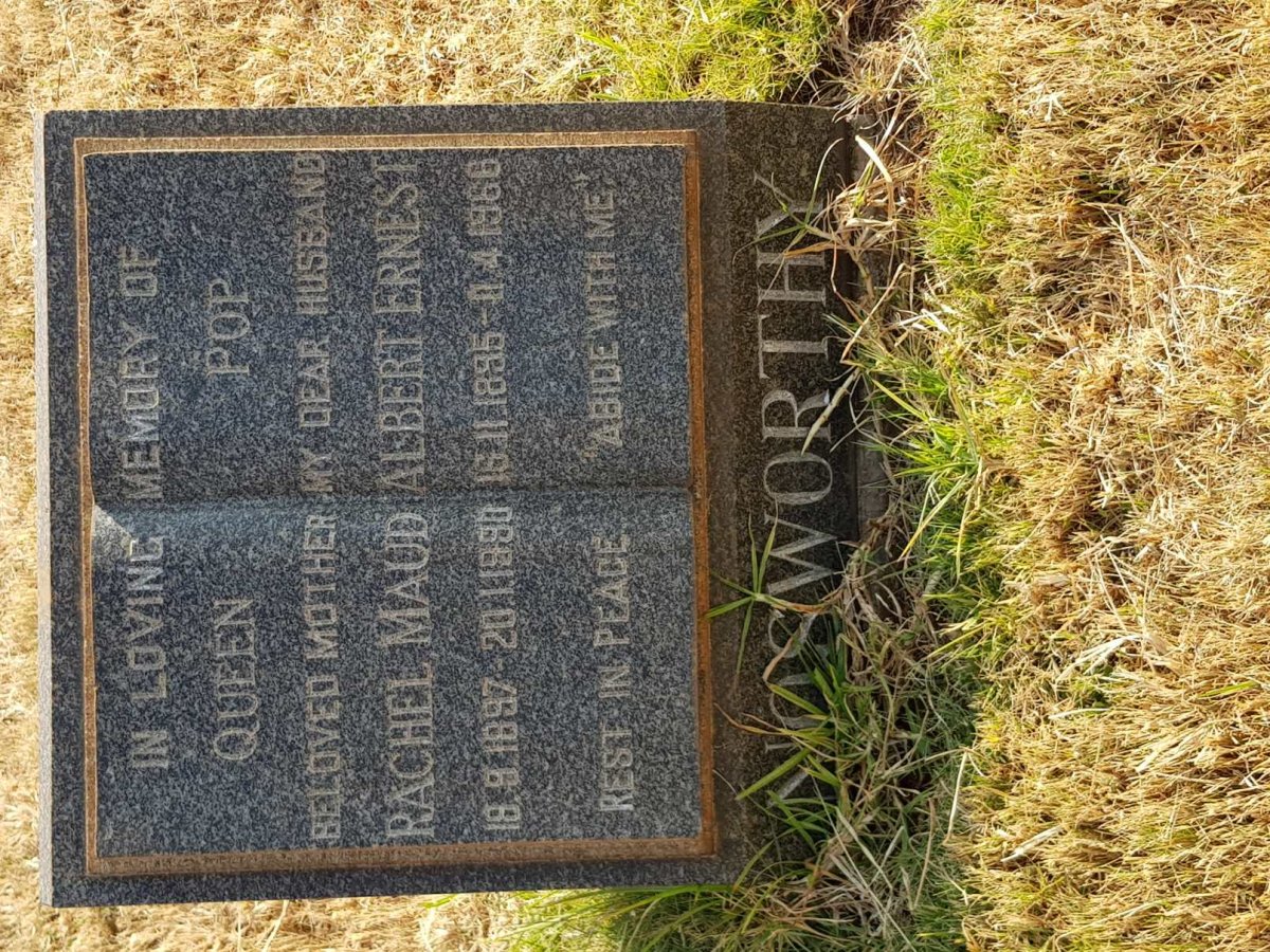 NOSWORTHY Albert Ernest 1895-1966 &amp; Rachel Maud 1897-1990