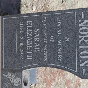 NORTON Sarah Elizabeth -1962