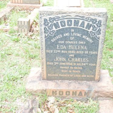 NOONAN John Charles -1954 &amp; Eda Helena -1945