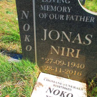 NOKO Jonas Niri 1940-2016