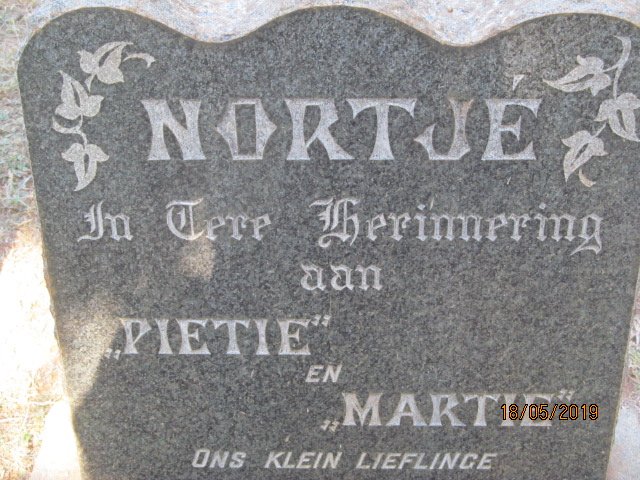 NORTJE Pietie :: NORTJE Martie