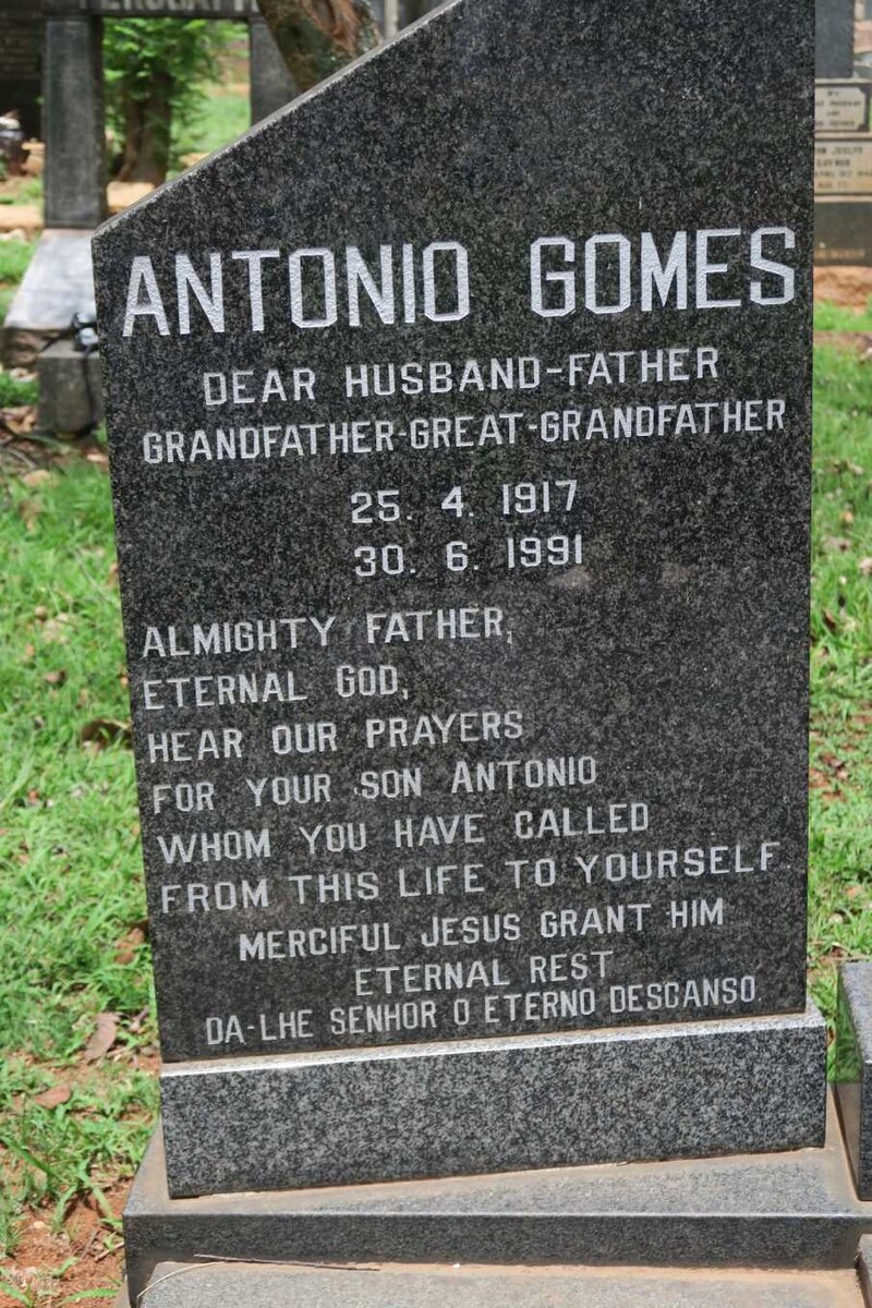 NUNES Antonio Gomes 1917-1991 &amp; Virginia Sardinha 1923-1998