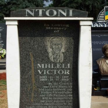 NTONI Mhleli Victor 1947-2013