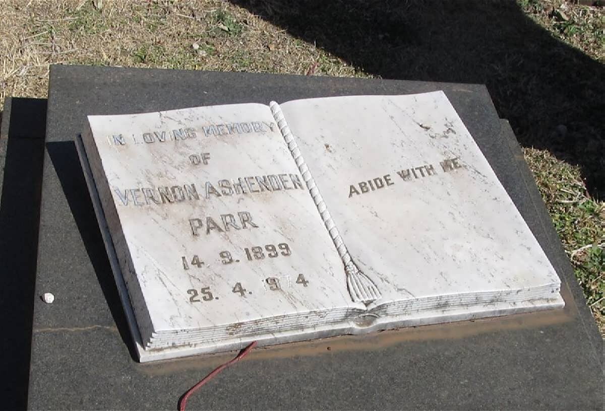 PARR Vernon Ashenden 1899-1974